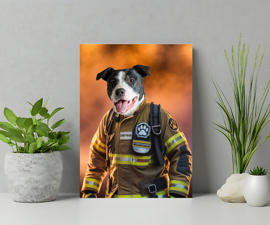 The Furfighter Purrsonalized Portrait