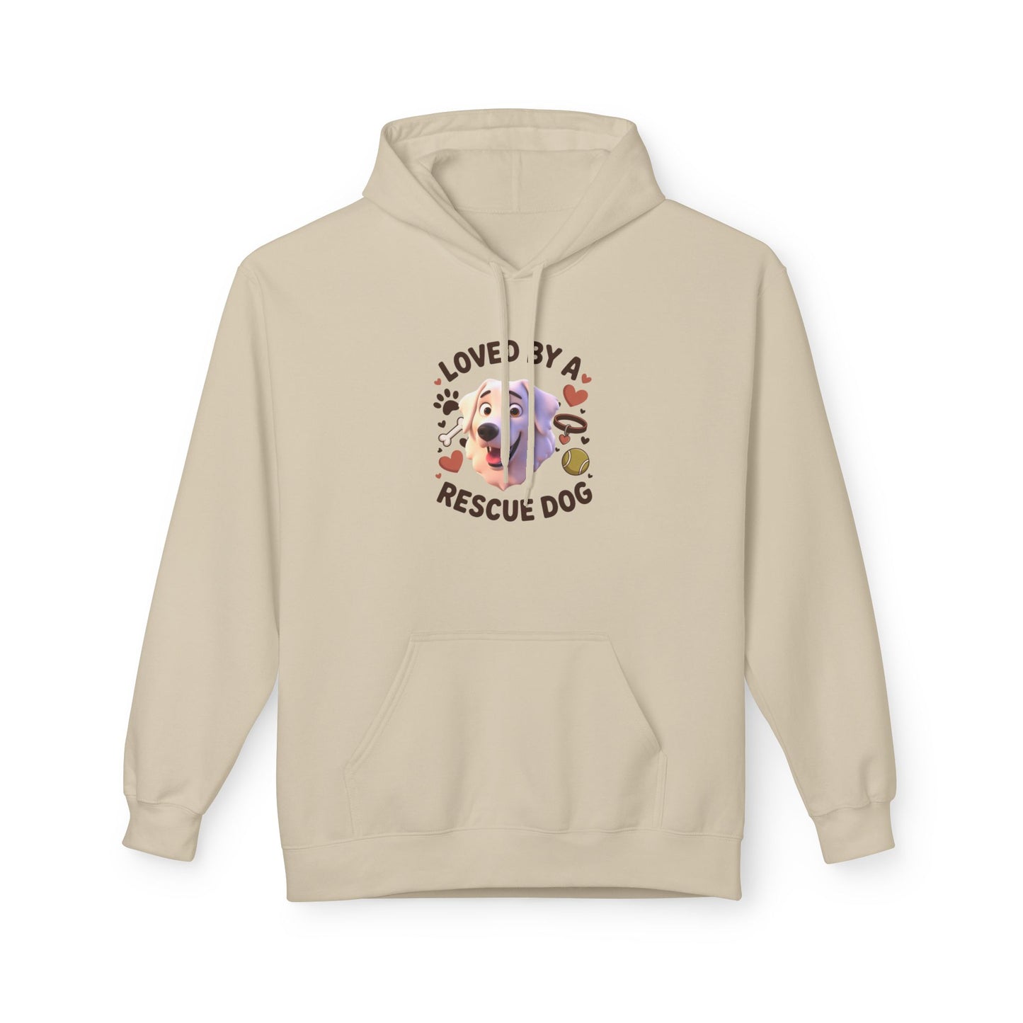 Loved By A Rescue Dog Hoodie