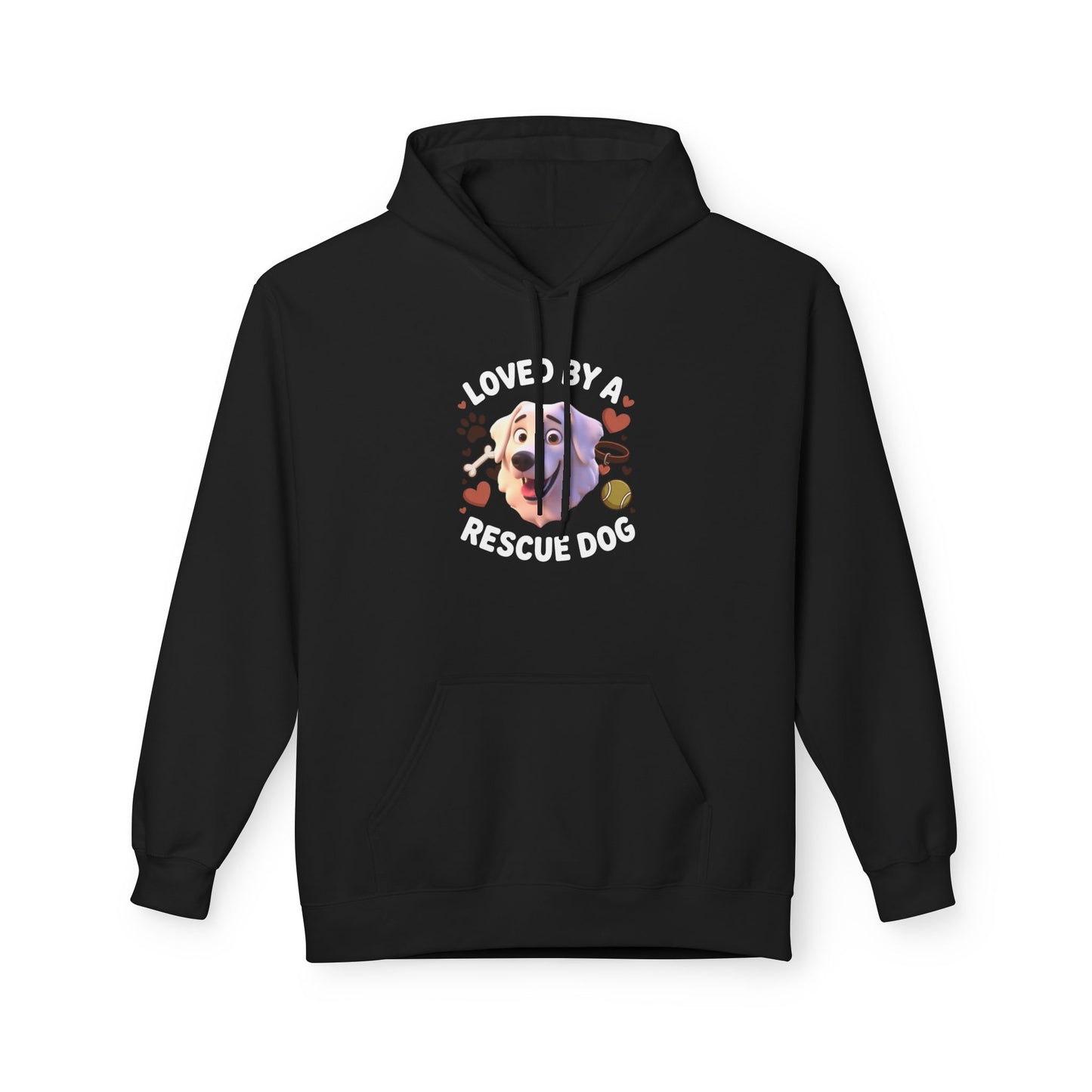 Loved By A Rescue Dog Hoodie