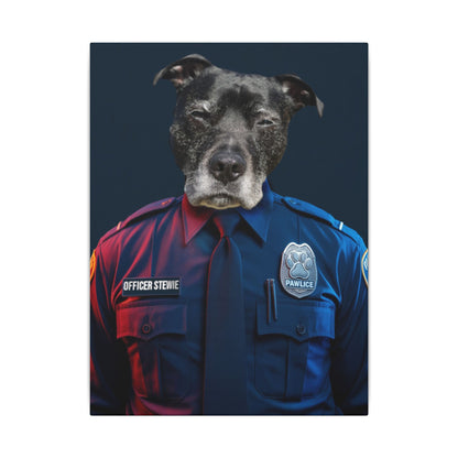 The Pawlice Officer Purrsonalized Portrait