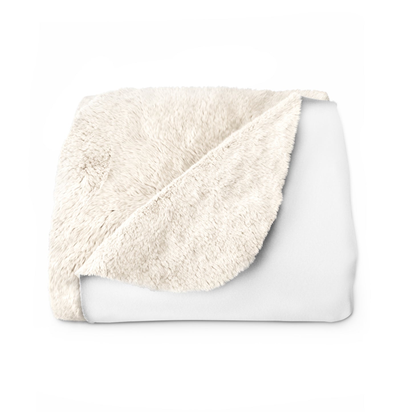 Personalized Sherpa Fleece Blanket with Pet Portrait