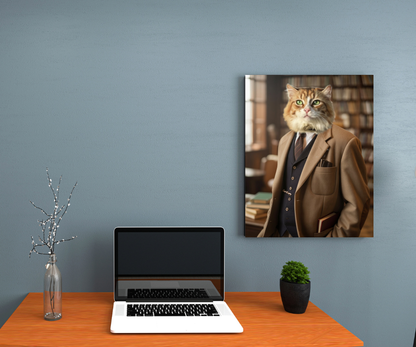The Pawfessor Purrsonalized Portrait