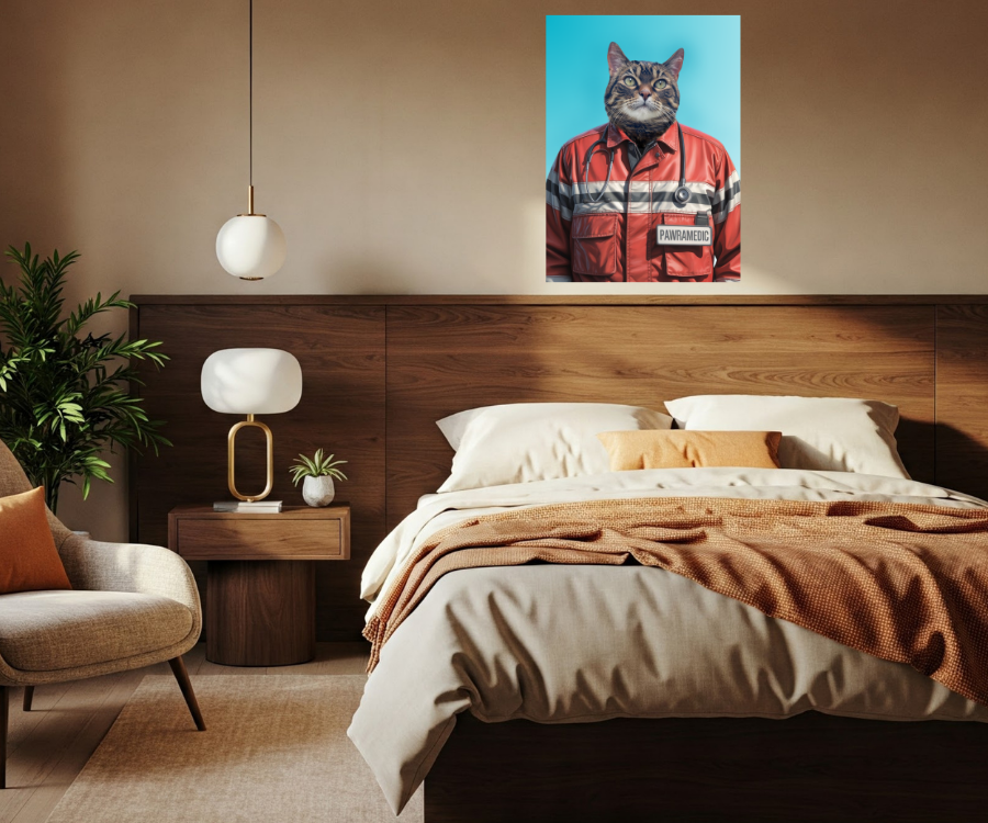 The Puramedic Purrsonalized Portrait