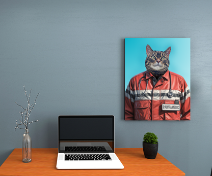 The Puramedic Purrsonalized Portrait