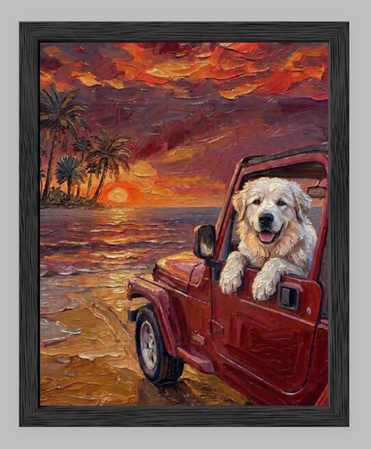 Tropical Sunset Beach Cruiser – Custom Breed
