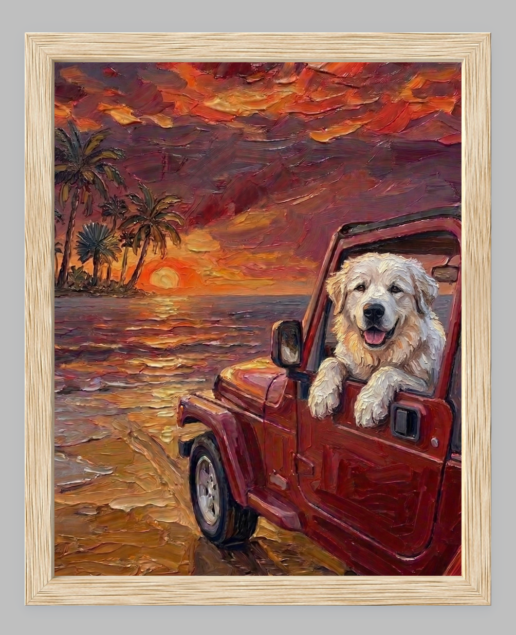 Tropical Sunset Beach Cruiser – Custom Breed