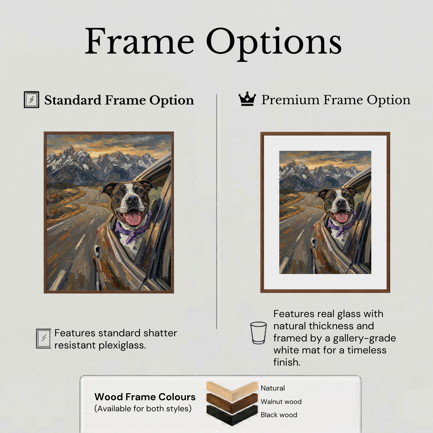 Wind in My Fur: The Ultimate Road Trip Custom Pet Portrait