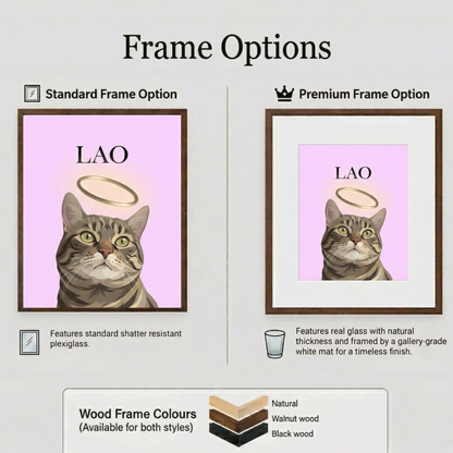 Modern Digital Pet Portrait