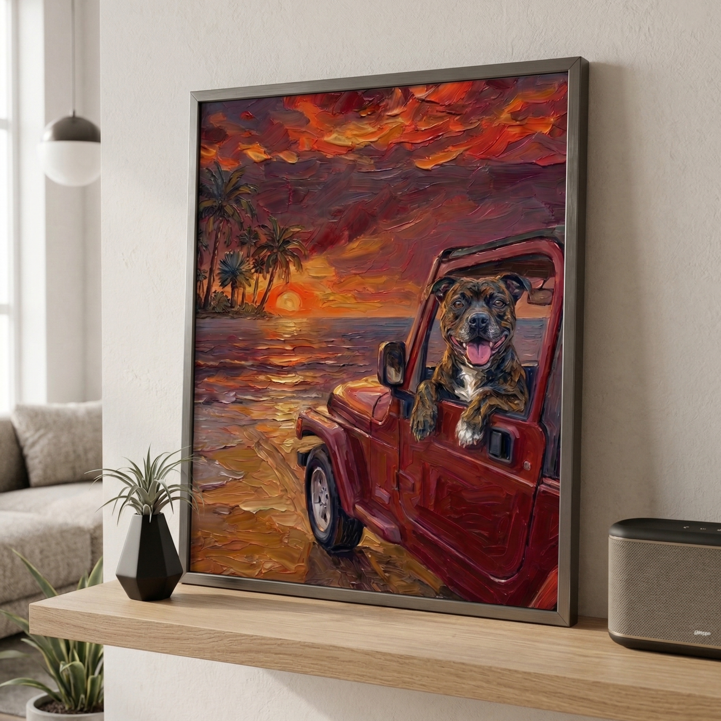 Tropical Sunset Beach Cruiser – Custom Breed